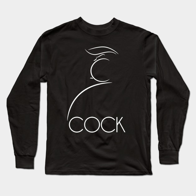 Cock Long Sleeve T-Shirt by mockfu